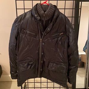 Sean John jacket with double zipper. Like new! Size L